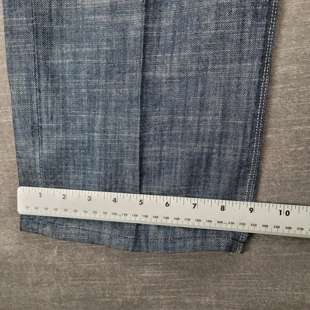 Vintage Levis 569 Jeans Men 35x32 Blue Loose Baggy Denim Flap Pockets Y2K Skater
